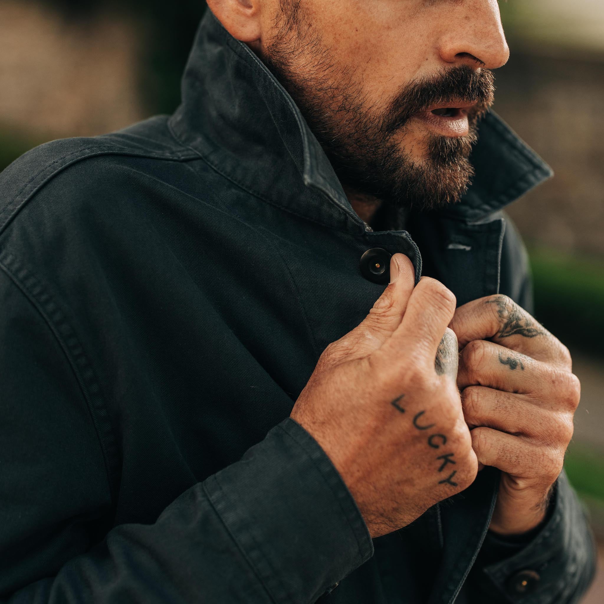 The Ojai Jacket in Organic Navy Foundation Twill