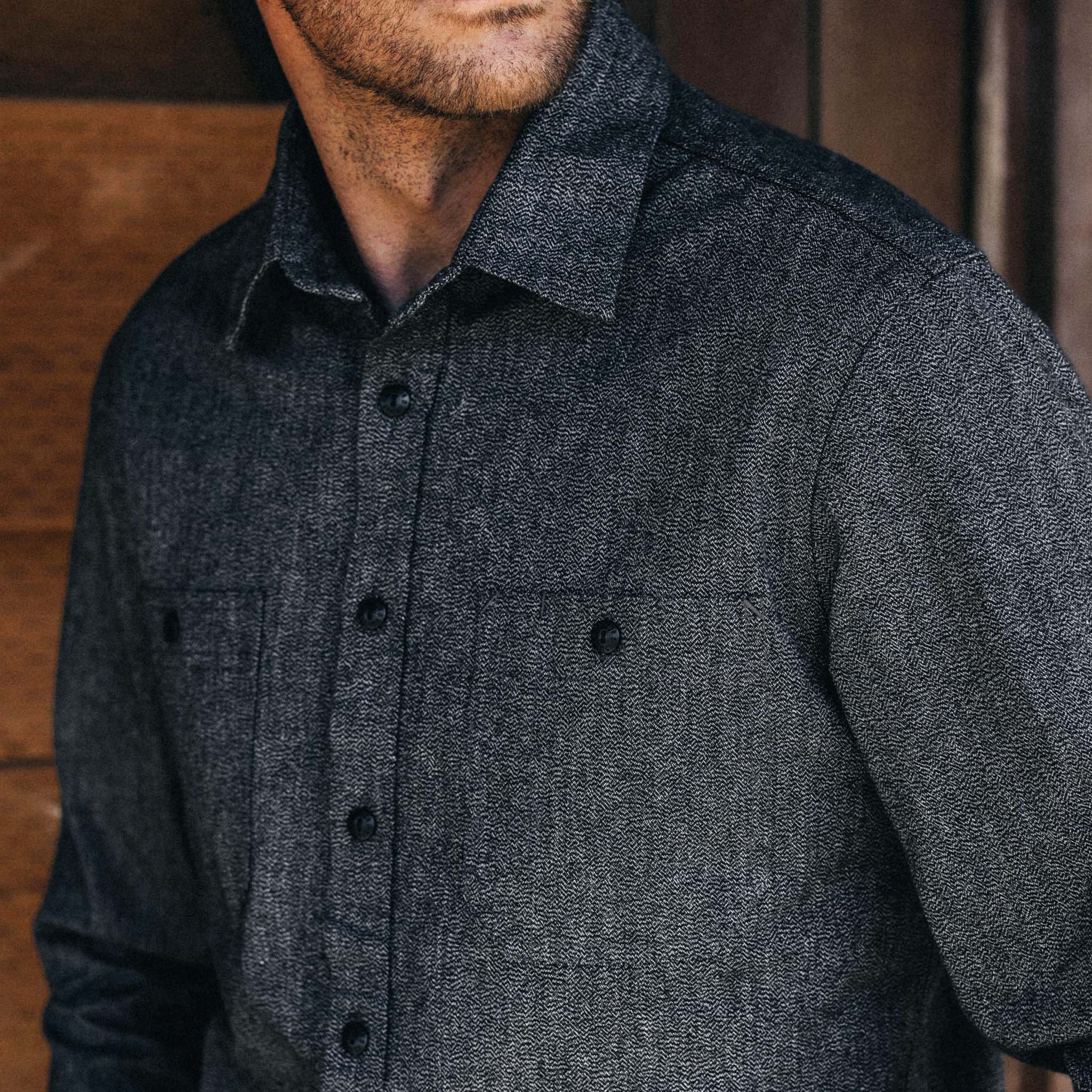 The Utility Shirt in Ash Jaspe
