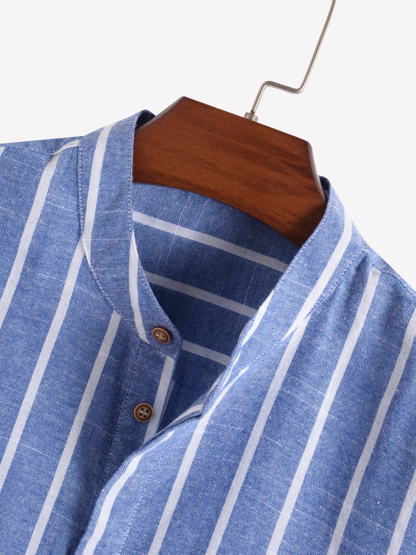 Classic Stripes Short Sleeve Henley Shirts